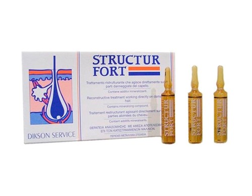 Dikson | Structur Fort Ампулы для восстановления безжизненных, посеченных волос